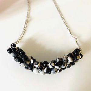 Agate stone necklace